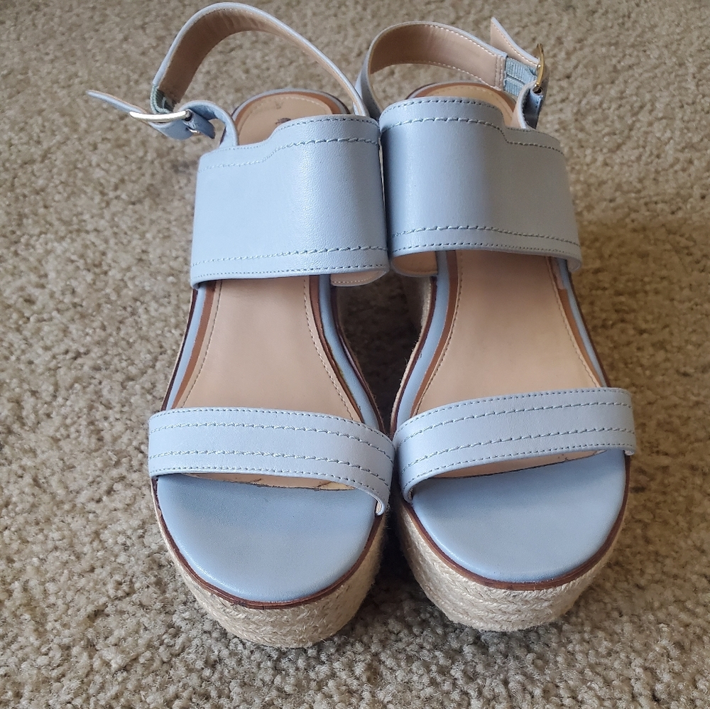 ALDO baby blue espadrille heels